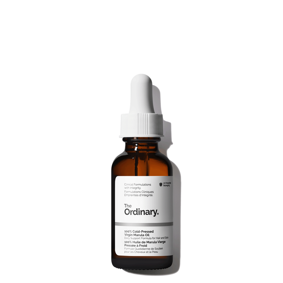 The Ordinary 100% Cold-Pressed Virgin Marula Oil for improved radiance and antioxidant protection