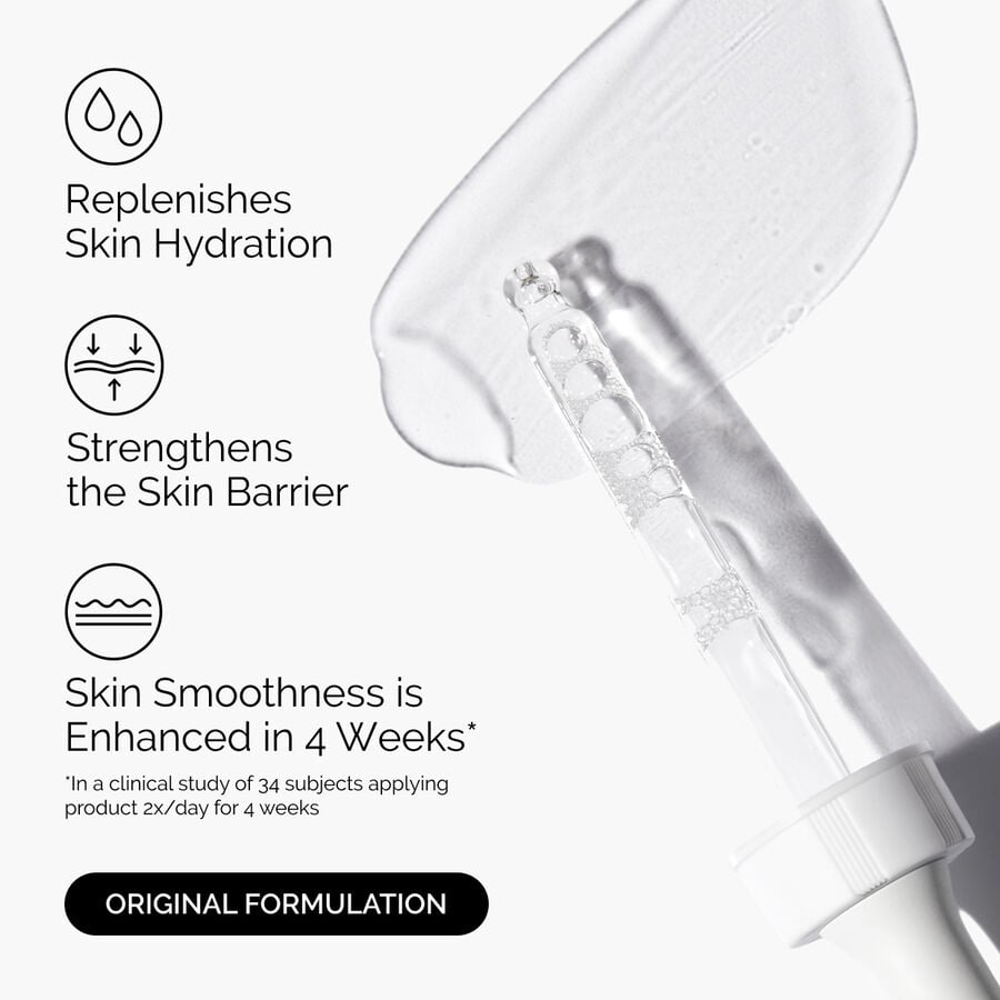 Hyaluronic Acid 2% + B5 (Original Formulation) replenishes skin hydration and skin smoothness.